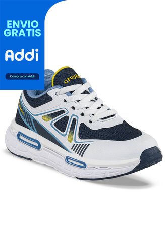 Tenis Running Giwor Azul Croydon Para Niño Croydon