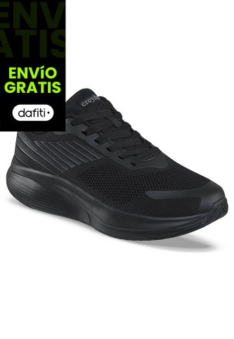 Tenis Running Vuxxu Negro-Negro Croydon Para Mujer Croydon