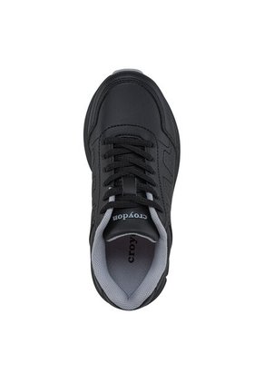 Tenis Colegio Rezol C Negro Croydon Para Niño Y Niña