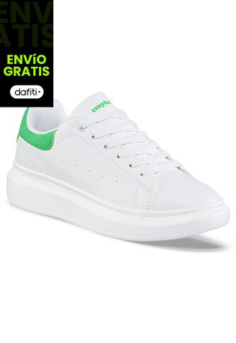 Tenis Zatrena Blanco-Verde Para Mujer Croydon Croydon
