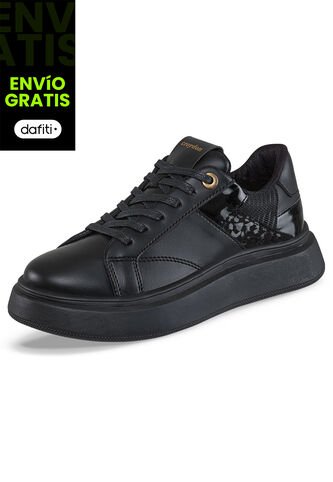 Tenis Urbanos Candac Negro Para Mujer Croydon Croydon