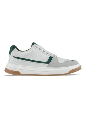Tenis Urbanos Yorik Blanco-Verde Croydon Para Hombre