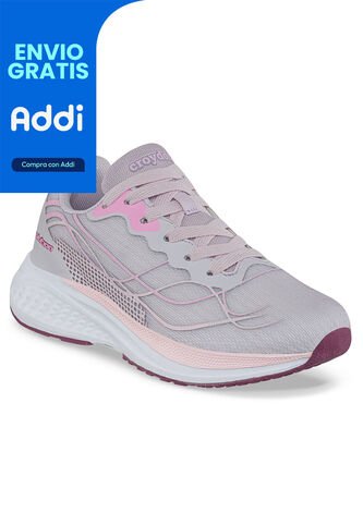Tenis Running Zuni Palo Rosa Croydon Para Niño Croydon