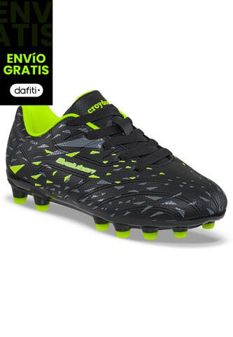 Guayos Grama Aplix Negro Para Niño Croydon Croydon