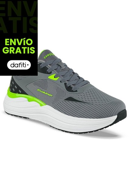Tenis Running Goder Gris Croydon Para Hombre