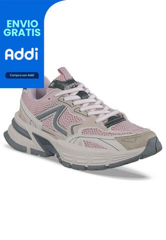 Tenis Urbanos Guxet Rosa-Gris Croydon Para Mujer Croydon