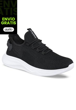 Tenis Running Korp Negro-Blanco Para Hombre Croydon