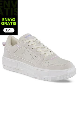 Tenis Urbanos Zik Beige Para Mujer Croydon Croydon
