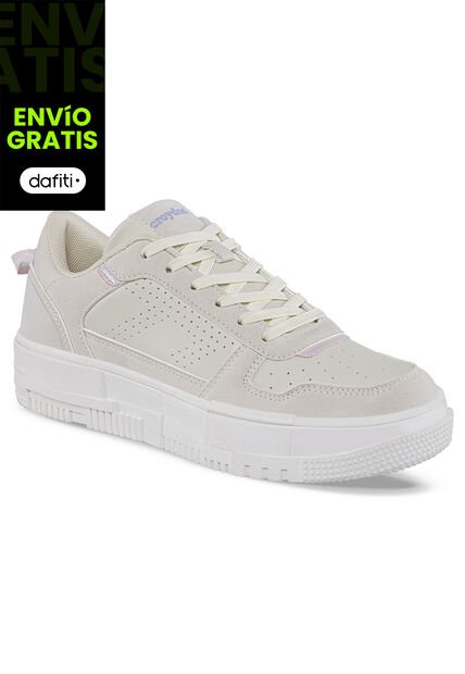 Tenis Urbanos Zik Beige Para Mujer Croydon