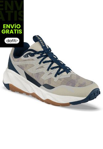Tenis Trail Running Siburu Beige Croydon Para Hombre Croydon