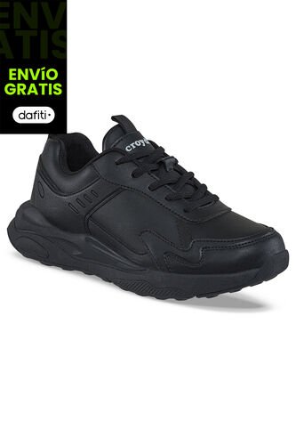 Tenis Colegio Linut C Negro Para Niño Y Niña Croydon Croydon