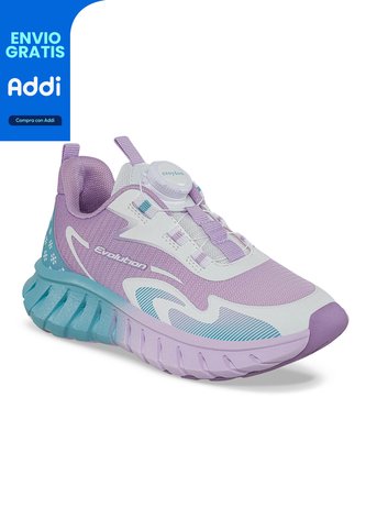 Tenis Running Pufit Lila Croydon Para Niña Croydon