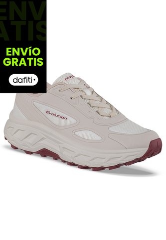 Tenis Trail Running Kimeq Beige Croydon Para Mujer Croydon