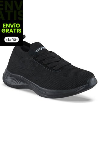 Tenis Para Caminar Stash Negro-Negro Croydon Para Mujer Croydon