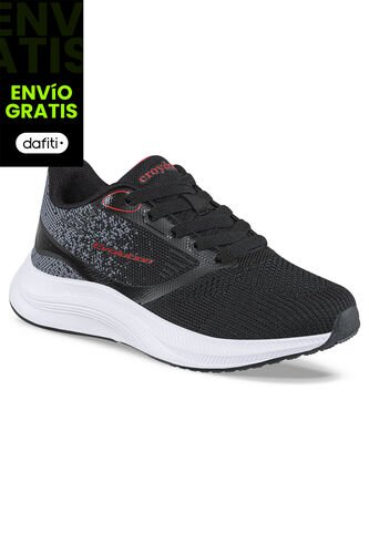 Tenis Running Rizban Negro Para Niño Croydon Croydon