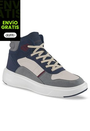 Tenis Urbanos Tixro Blanco-Azul O Para Hombre Croydon