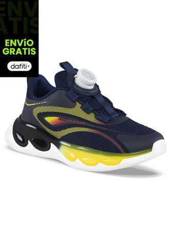 Tenis Running Halven Azul Osc Para Niño Croydon Croydon