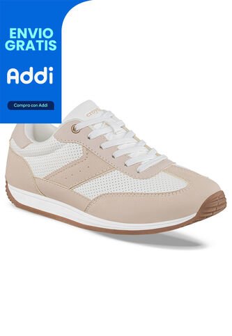 Tenis Urbanos Nvay Beige Croydon Para Mujer Croydon