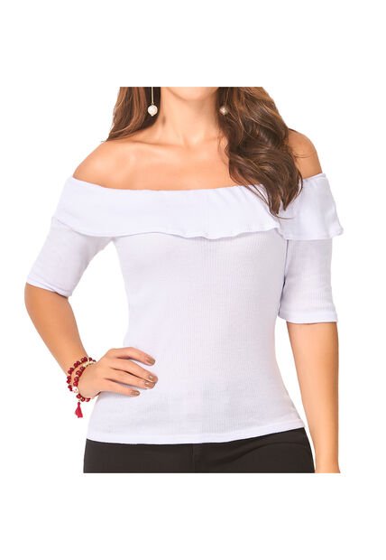 Blusa Adara Blanco Para Mujer Croydon
