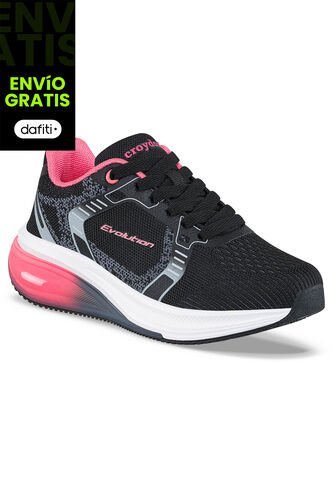 Tenis Running Dramon Negro Para Niña Croydon Croydon