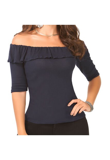 Blusa Adara Azul Para Mujer Croydon