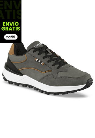 Tenis Urbanos Pehuf Gris Para Hombre Croydon Croydon
