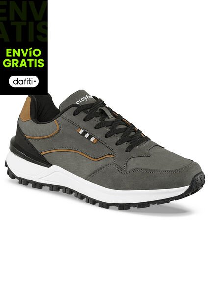 Tenis Urbanos Pehuf Gris Para Hombre Croydon