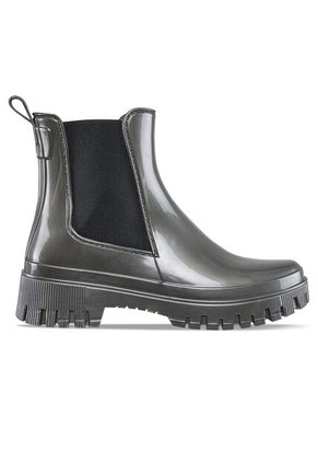 Botines Lluvia Kathie Gris Croydon Para Mujer