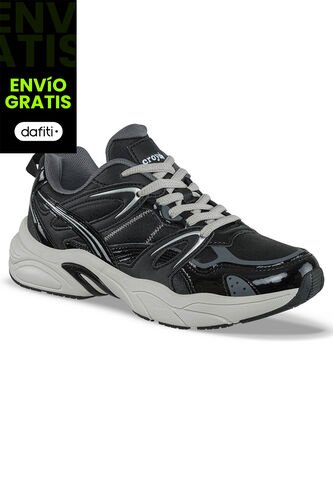 Tenis Urbanos Argame Negro Croydon Para Mujer Croydon