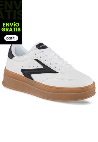Tenis Urbanos Drix Blanco-Negro Para Mujer Croydon Croydon