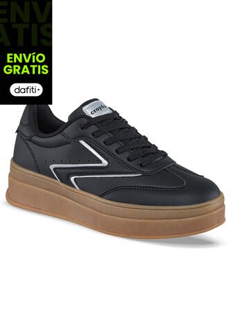 Tenis Urbanos Drix Negro-Blanco Para Mujer Croydon Croydon