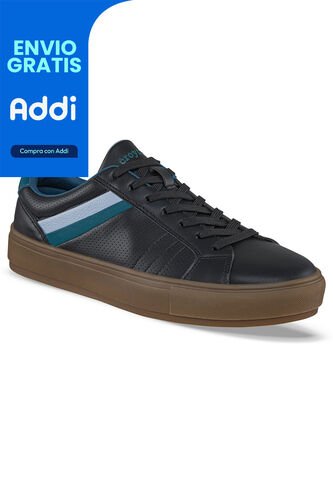 Tenis Casuales Mebar Negro Croydon Para Hombre Croydon