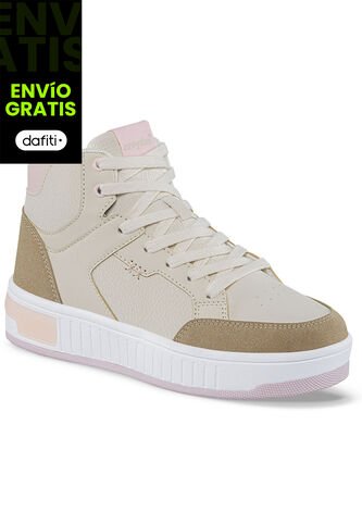 Tenis Urbanos Atrix Beige-Rosa Para Mujer Croydon Croydon