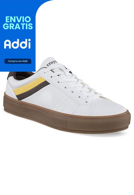 Tenis Casuales Mebar Blanco Croydon Para Hombre