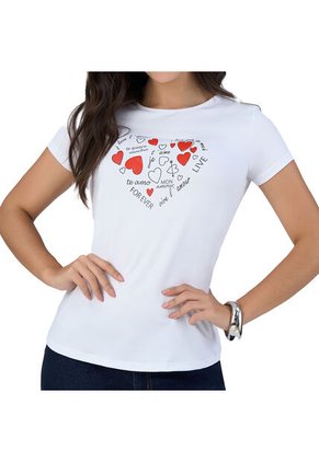 Camiseta Kora Blanco Croydon Para Mujer