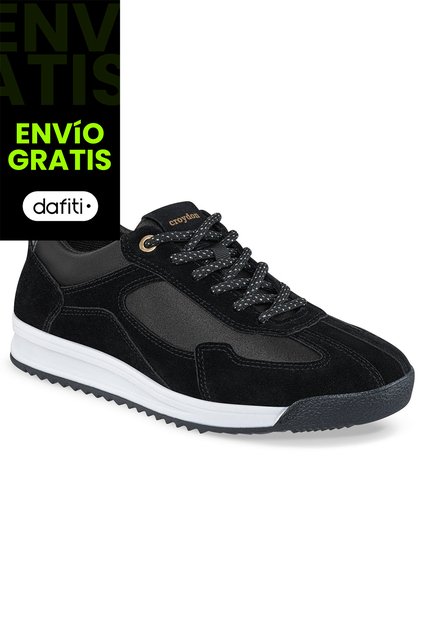 Tenis Urbanos Agnes Negro Croydon Para Mujer