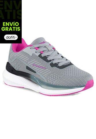 Tenis Running Plonk Gris Para Mujer Croydon Croydon