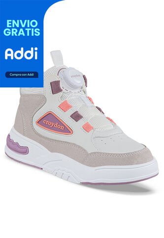 Tenis Urbanos Griw Blanco Croydon Para Niña Croydon