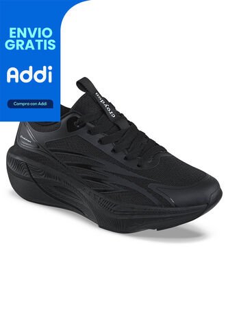 Tenis Running Brok Negro-Negro Croydon Para Mujer Croydon