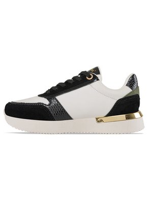 Tenis Urbanos Nuray Negro-Blanco Croydon Para Mujer
