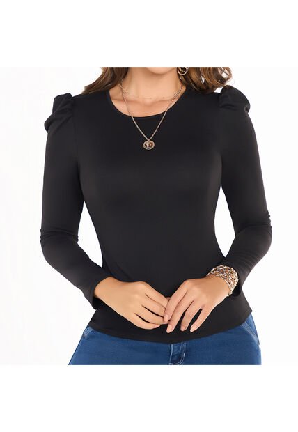 Blusa Roma Negro Para Mujer Croydon