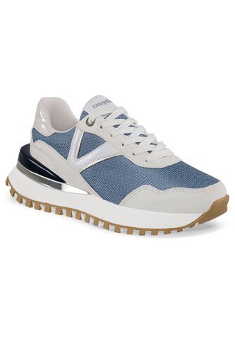 Tenis Urbanos Fiorela Azul Croydon Para Mujer Croydon