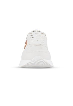 Tenis Urbanos Alice Blanco-Oro Croydon Para Mujer