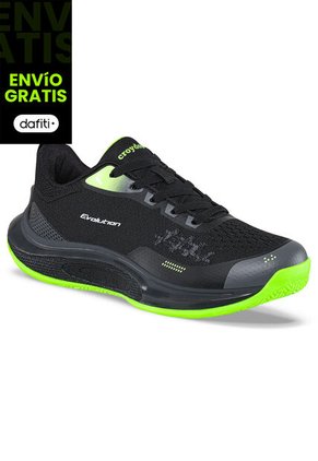 Tenis Running Zikri Negro Para Hombre Croydon