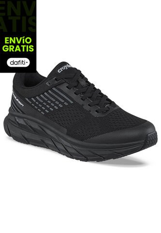 Tenis Running Zyner Negro-Negro Para Hombre Croydon Croydon