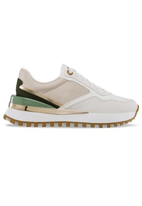 Tenis Urbanos Yeilin Beige-Verde Croydon Para Mujer