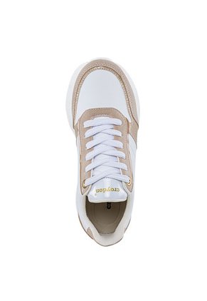 Tenis Urbanos Nuray Blanco-Rosa Croydon Para Mujer