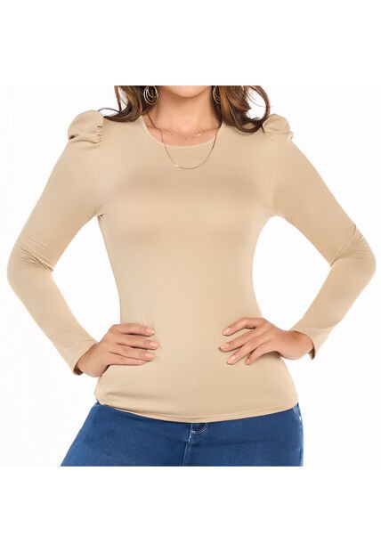 Blusa Roma Caqui Para Mujer Croydon