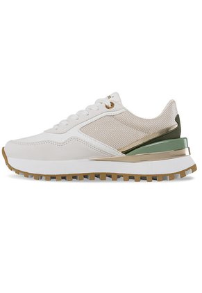 Tenis Urbanos Yeilin Beige-Verde Croydon Para Mujer
