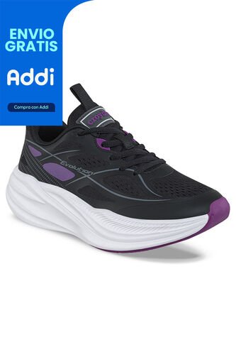 Tenis Running Xudok Negro Croydon Para Mujer Croydon